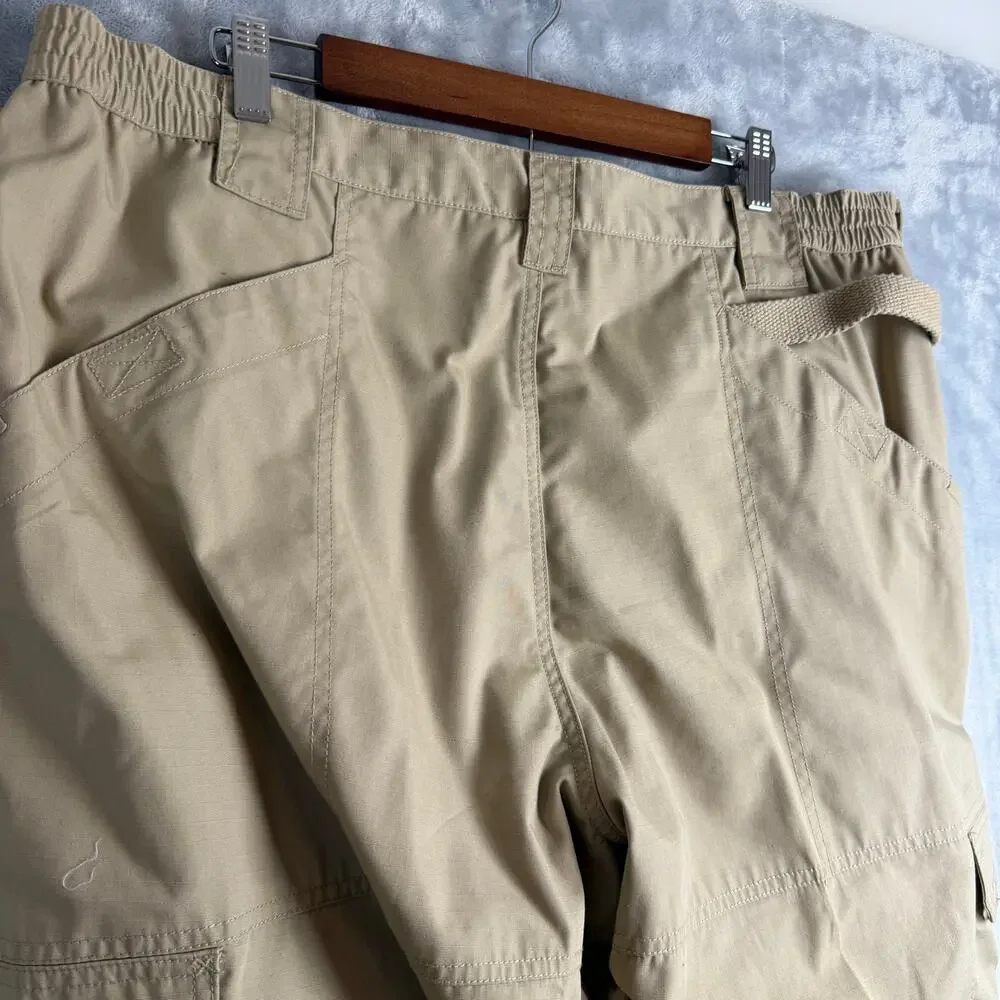 5.11 Tactical Men's‎ Cargo Pants Straight Zip Solid Work Cotton Beige Size 42x30